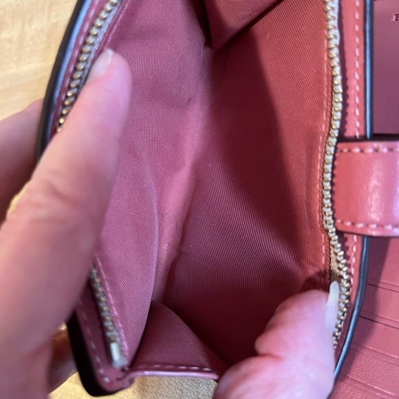Coach Signature Pink Lily Wallet - Picture 7 of 10